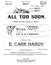 cover: All Too Soon, E. Carr Hardy
