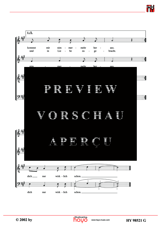 gallery: O du schöner Rosengarten, , (Gemischter Chor)