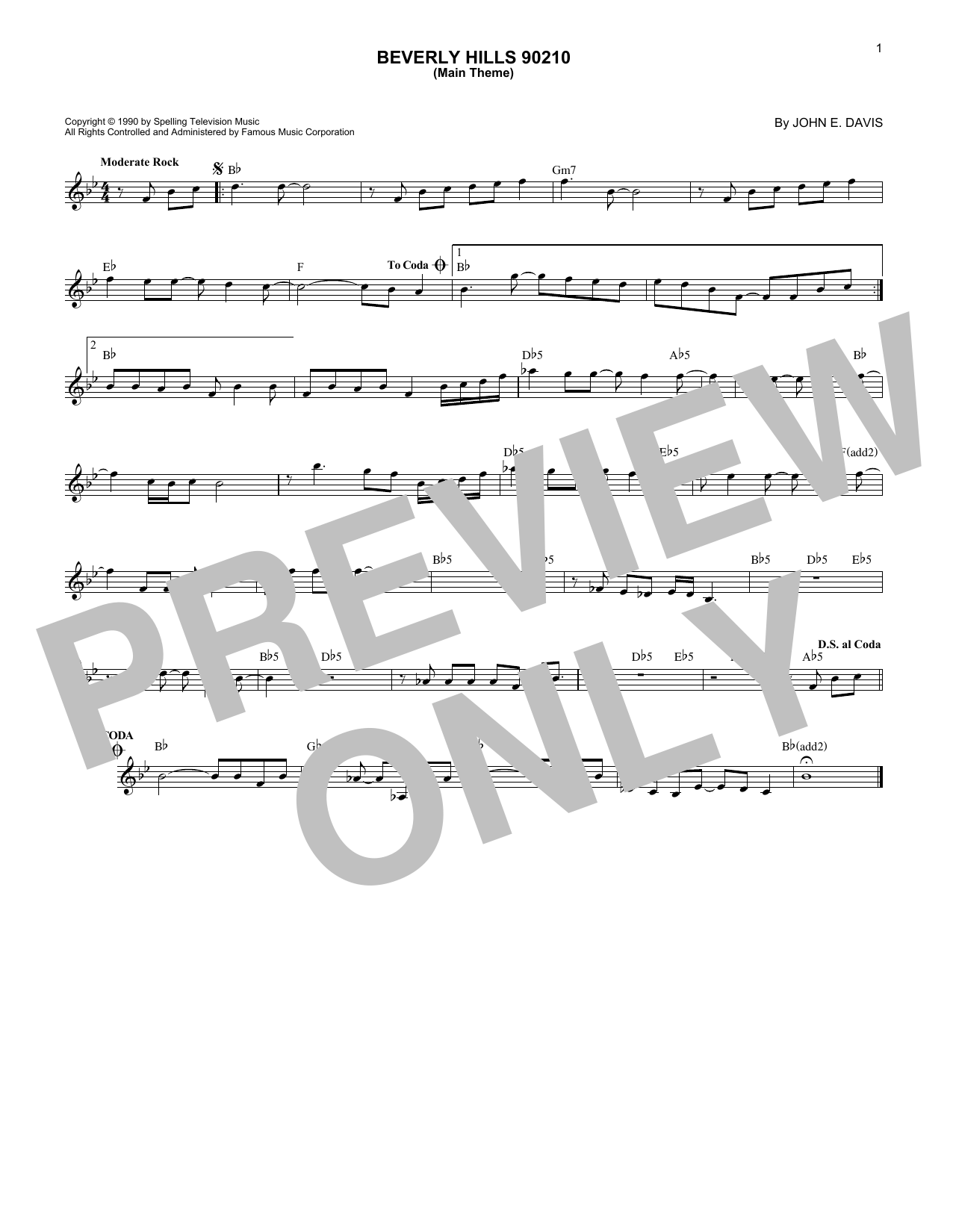 Produktbild zu: Beverly Hills 90210 (Main Theme)