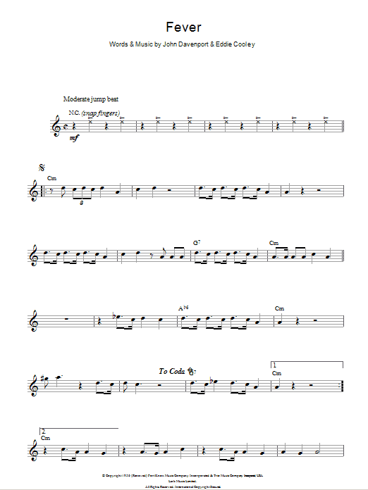 Produktgalerie: Seite 1 von 1 Fever, Peggy Lee, Melodieinstrument
