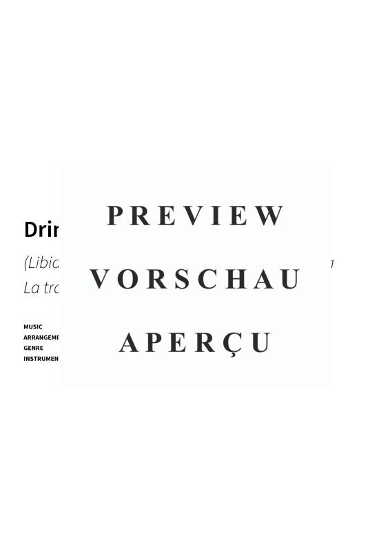Produktgalerie: Seite 3 von 6 Drinking Song - (Libiamo ne´ lieti calici) Brindisi from the opera La traviata - simplified version for piano, , Klavier Solo