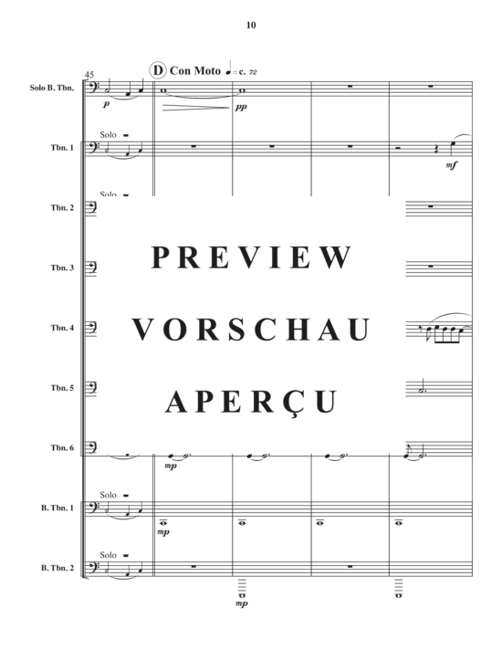 Product gallery: Page 12 of 21 Songs of the forest , , (Trombone ensemble 8 parts + bass trombone solo)