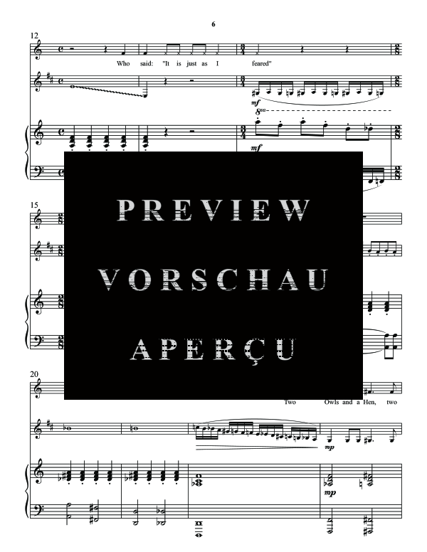 gallery: Nonsense Songs, , (Trio Gesang, Klarinette und Klavier)