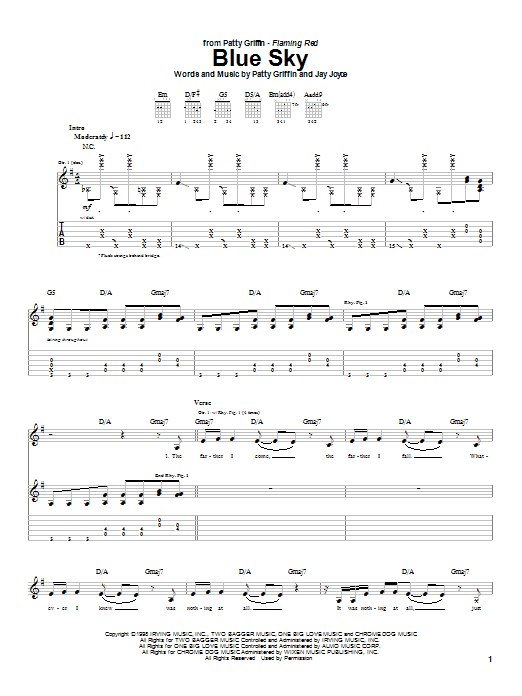 Product gallery: Page 1 of 1 Blue Sky, Patty Griffin