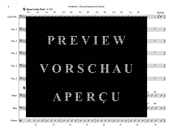 Produktgalerie: Seite 10 von 11 Evolution, , (Tuba Solo, 5x Tuba und Combo Band)