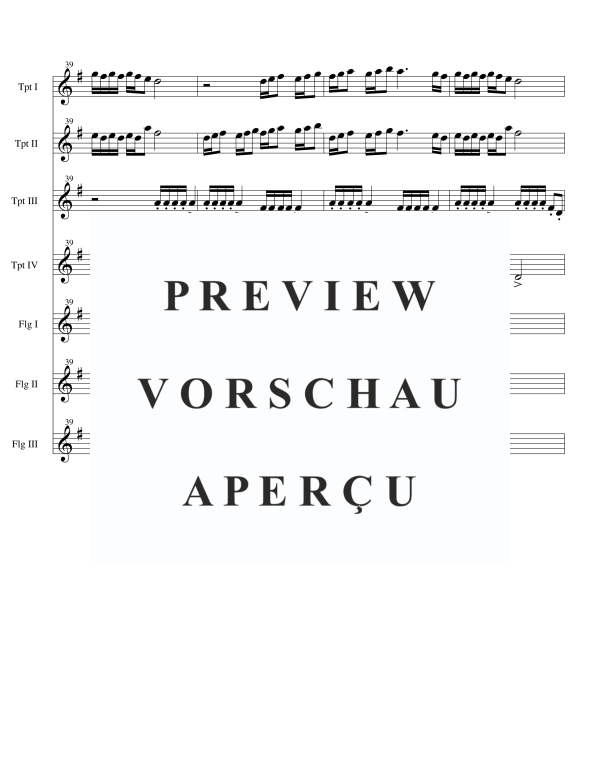 Product gallery: Page 11 of 11 Deus in Adjutorium, , Brass Septet 4 Trumpets and 3 Flugelhorns