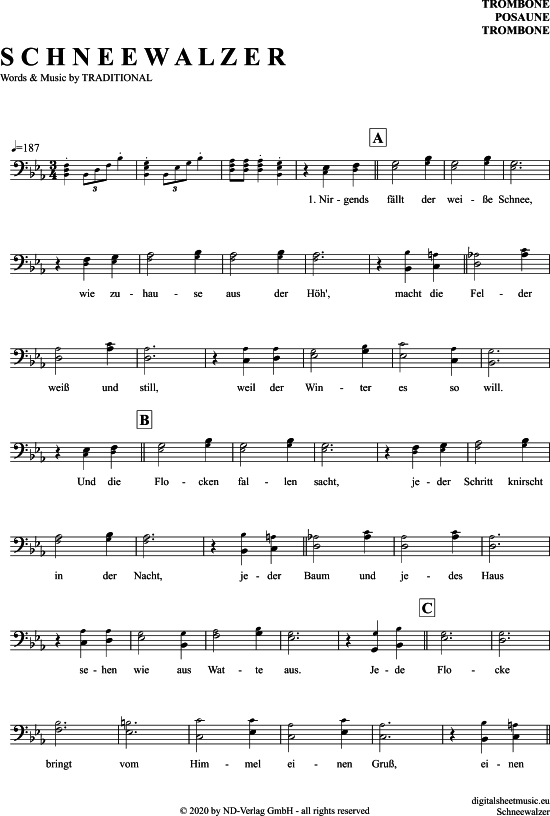 Product picture to: Schneewalzer Traditional