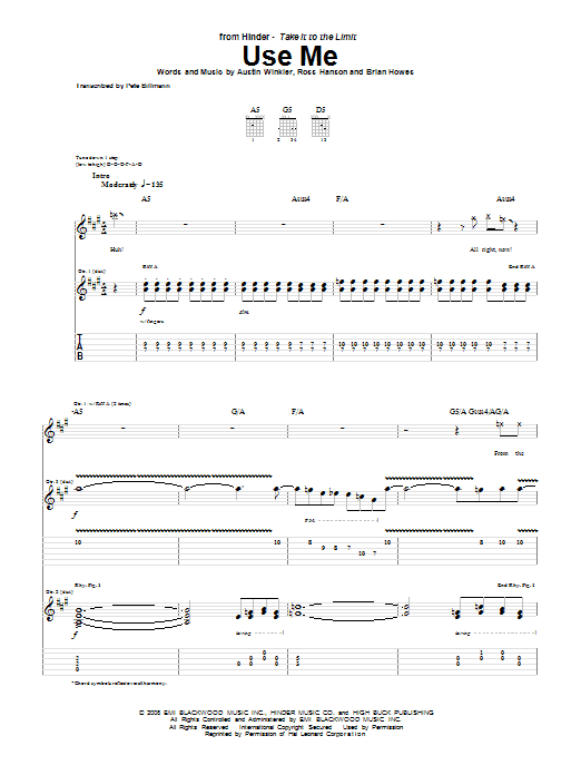 Product gallery: Page 1 of 1 Use Me, Hinder