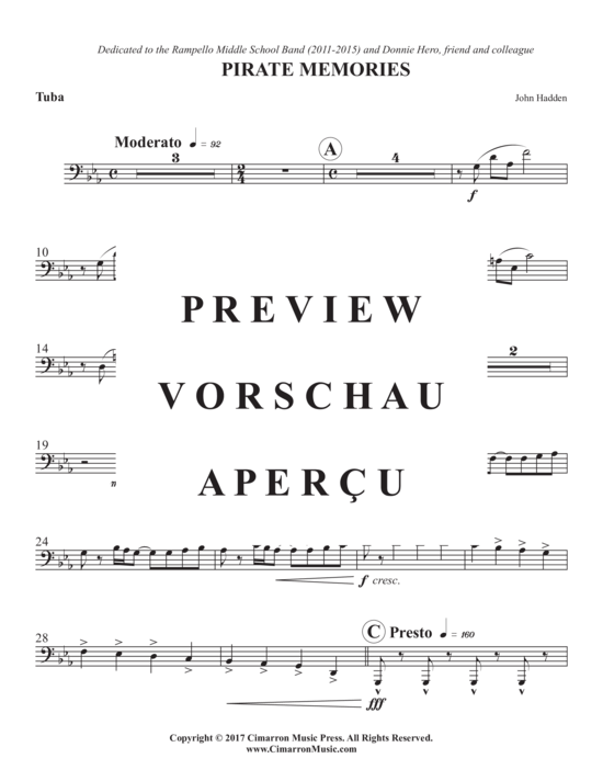 Product gallery: Page 14 of 17 Pirate Memories , , (tuba + piano)