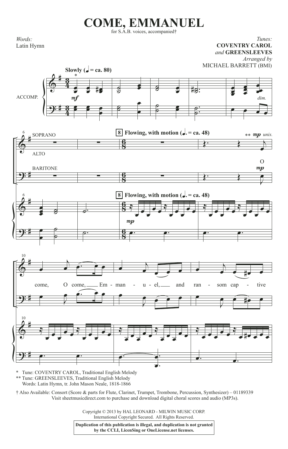 Produktbild zu: Come, Emmanuel