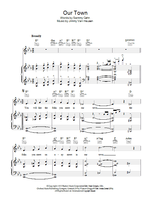 Product gallery: Page 1 of 1 Our Town, Frank Sinatra
