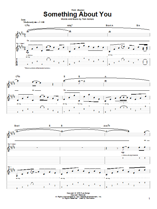 Produktgalerie: Seite 1 von 1 Something About You, Boston, Gitarre