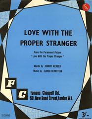cover: Love With The Proper Stranger, Elmer Bernstein