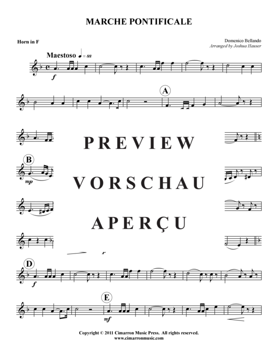 Produktgalerie: Seite 6 von 15 Marche Pontificale , , (Blechbläserquintett)