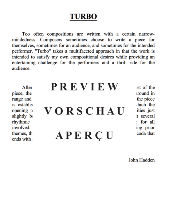 Product gallery: Page 3 of 20 Turbo , , (euphonium/tuba + piano)