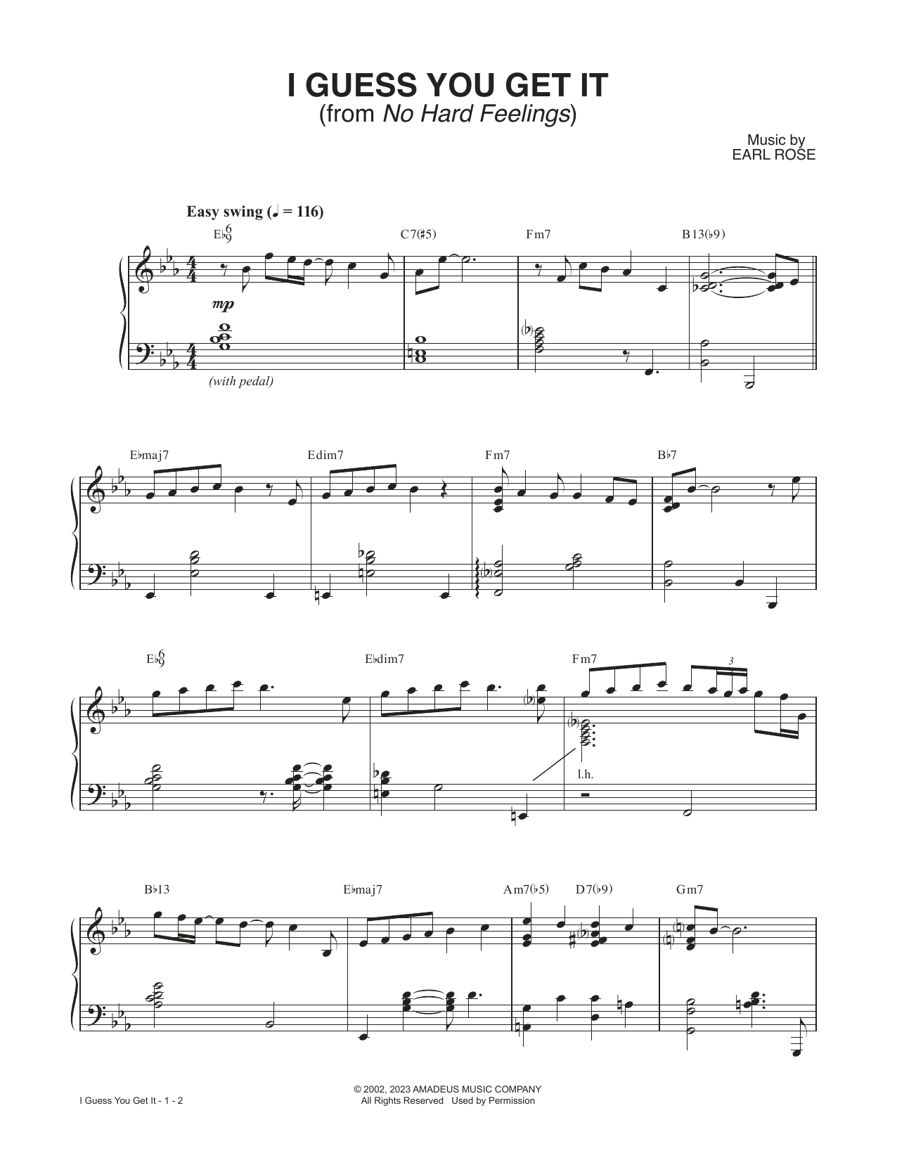 Produktbild zu: I Guess You Get It (from No Hard Feelings)
