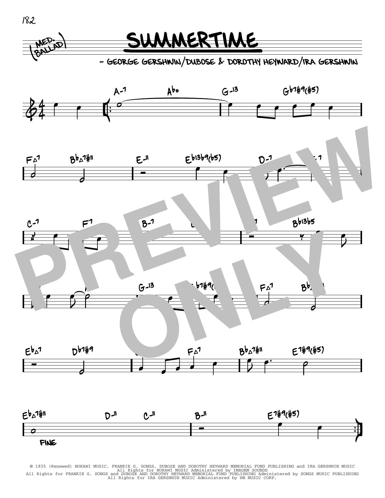 Product gallery: Page 1 of 1 Summertime (arr. David Hazeltine), George Gershwin