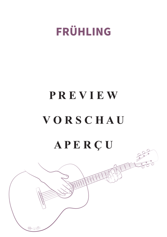 gallery: Frühling, Yvaine, Vocal and Chords Leadsheet