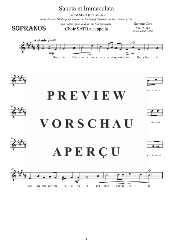 Produktgalerie: Seite 5 von 8 Sancta et Immaculata, , Gemischter Chor