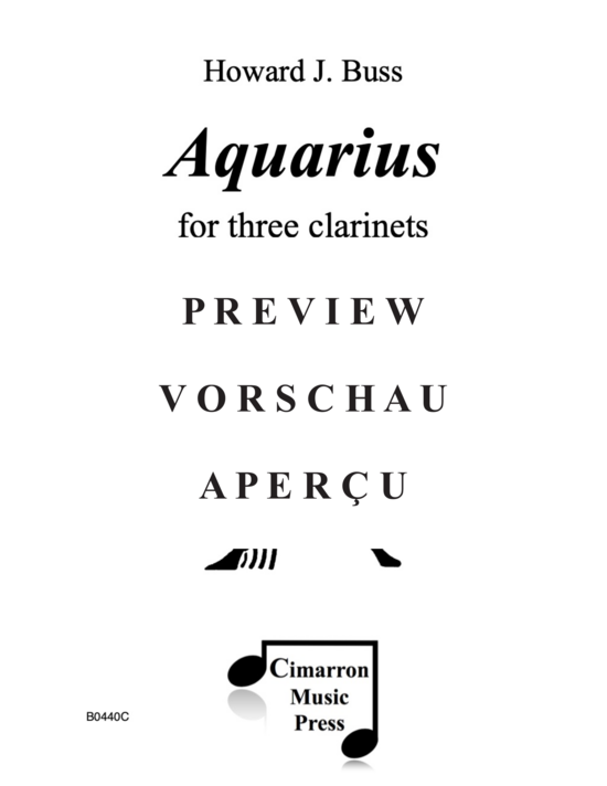 Product gallery: Page 2 of 21 Aquarius , , (3 clarinets)