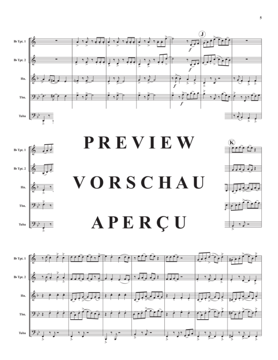 Produktgalerie: Seite 7 von 21 Spring Step , , (Blechbläserquintett)