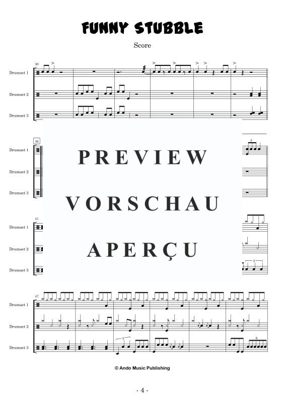 Produktgalerie: Seite 6 von 11 Funny Stubble, , Drumset Trio