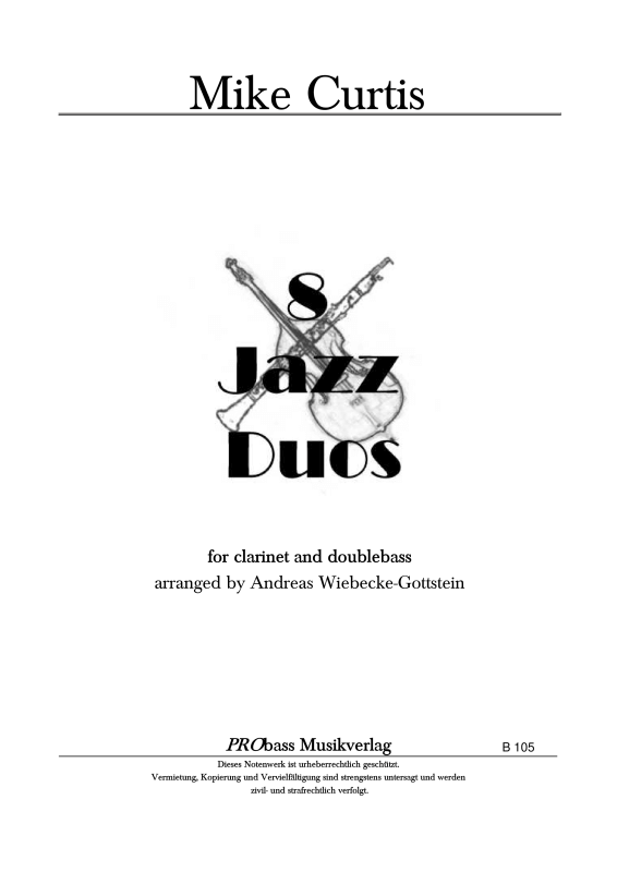 Produktbild zu: 8 Jazz Duos