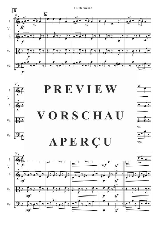 gallery: Hanukkah, , Streicher Quartett