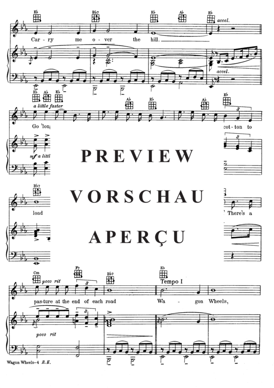 Produktgalerie: Seite 5 von 8 Wagon Wheels , Crosby, Bing, Klavier und Gesang