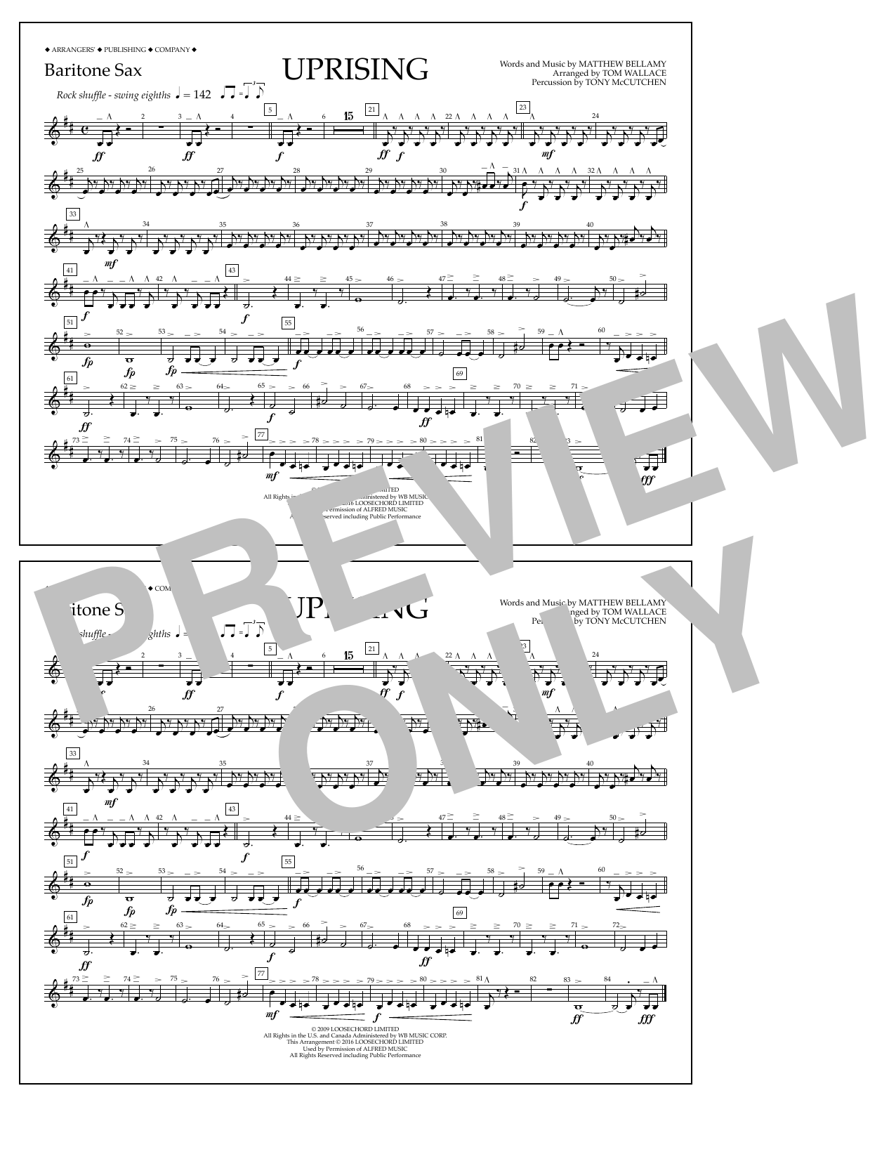 Product picture to: Uprising - Baritone Sax