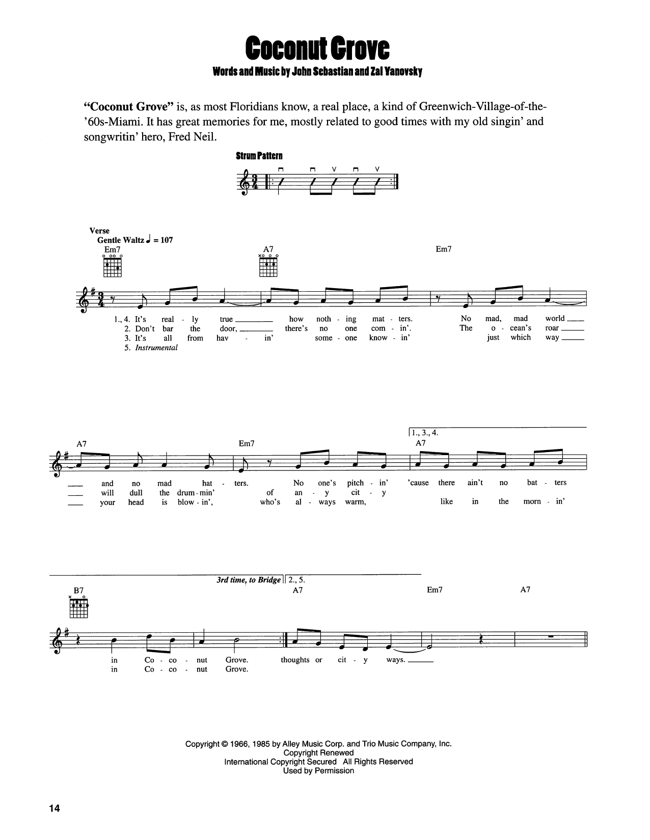 Produktgalerie: Seite 1 von 1 Coconut Grove, John Sebastian, Gitarre