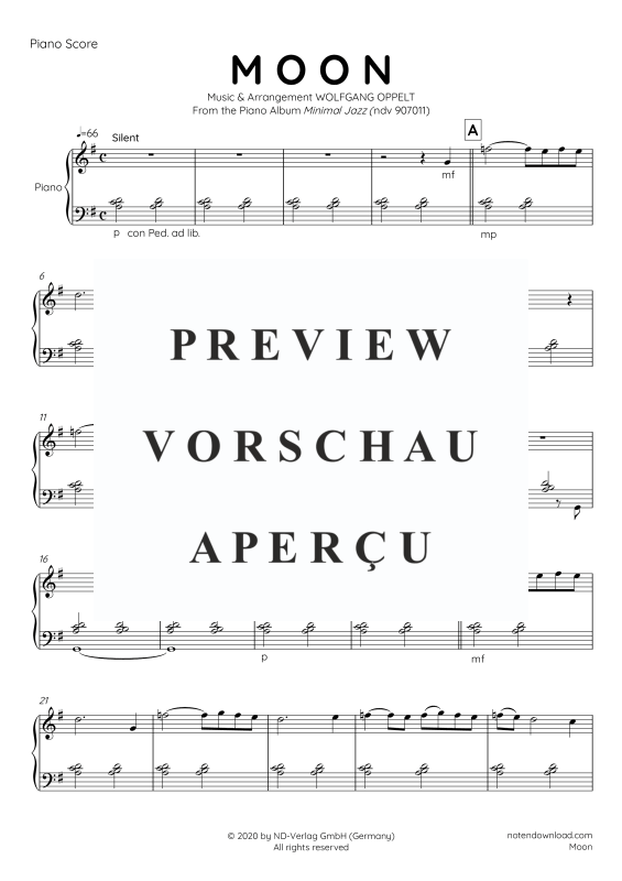 Produktgalerie: Seite 10 von 11 Moon, , Klavier Solo - E-Bass und Drum Set optional