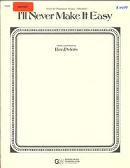 cover: I'll Never Make It Easy, Ben Peters