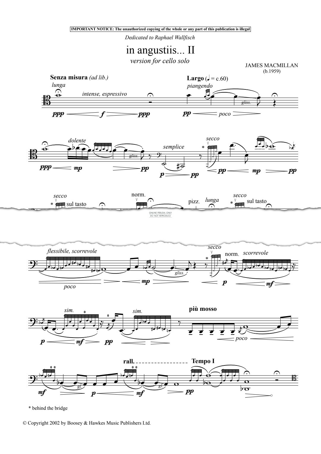 Produktgalerie: Seite 1 von 1 in angustiis ... II, James MacMillan, Violoncello