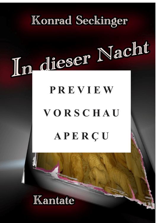 Product gallery: Page 2 of 21 In dieser Nacht , , (soprano, tenor, oboe, strings, choir + organ)