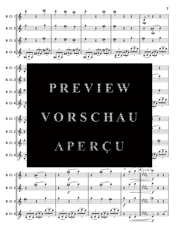 Produktgalerie: Seite 11 von 11 Danse Macabre, , (Bassklarinetten Quartett)