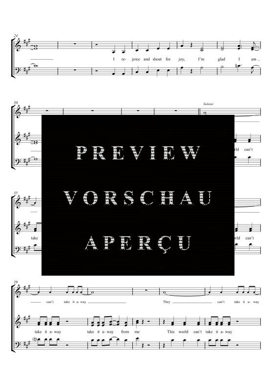 gallery: I´ve Got Joy, , Gemischter Chor SAM/Solo opt. und Klavier
