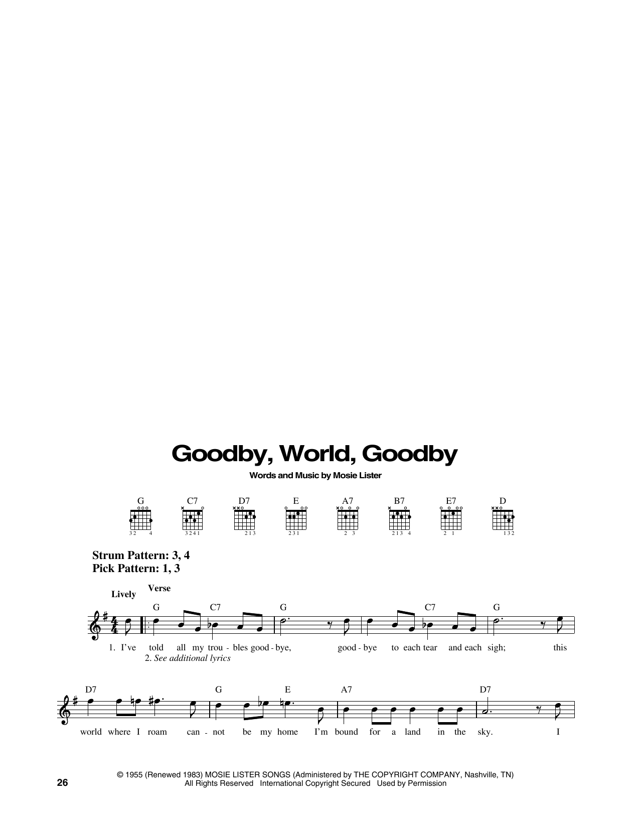 Produktbild zu: Goodbye World Goodbye