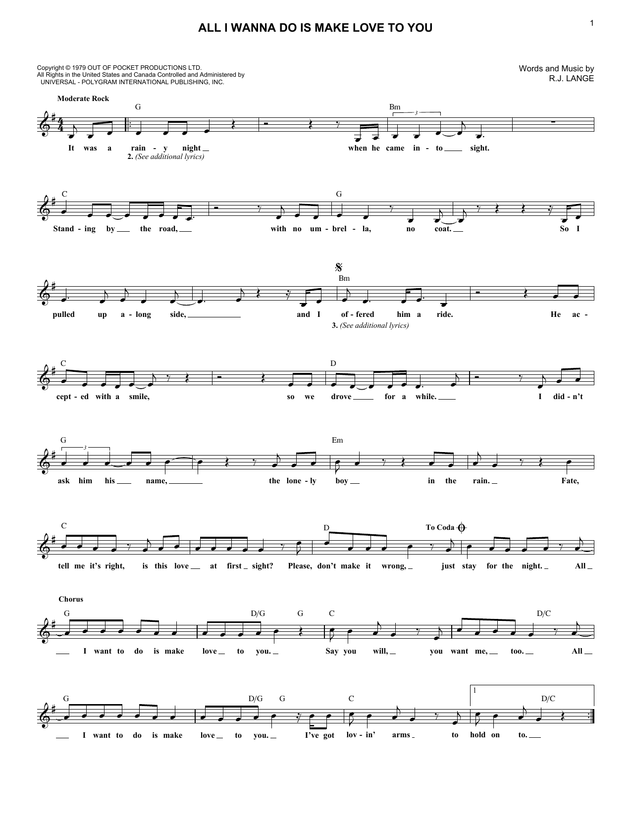 Produktbild zu: All I Wanna Do Is Make Love To You