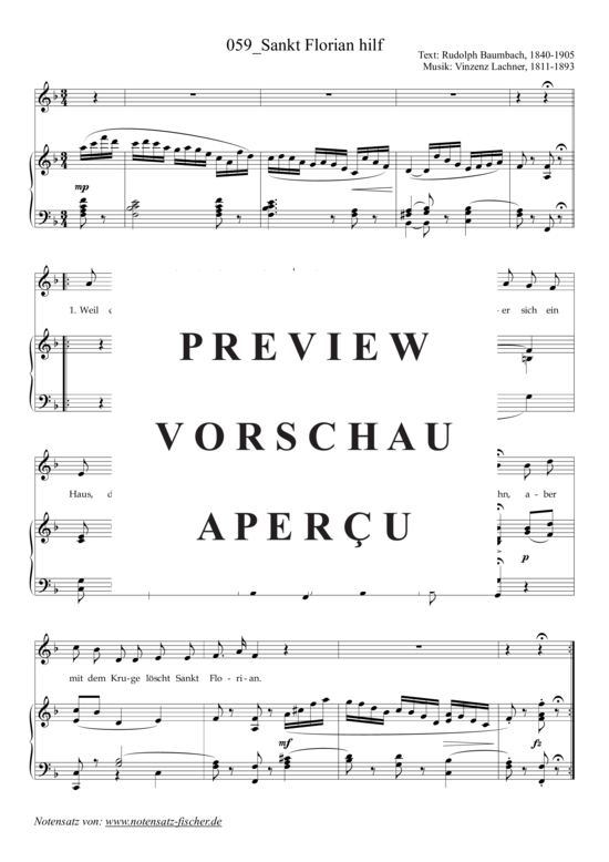 Product gallery: Page 2 of 3 Sankt Florian hilf , , (voice + piano)