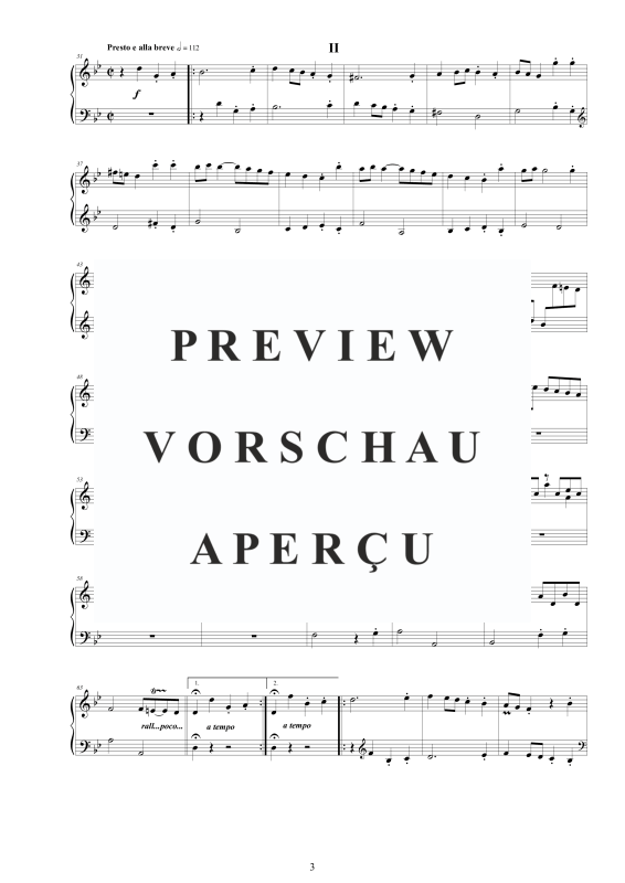 Produktgalerie: Seite 4 von 11 Cembalo Sonate Nr. 4 in G-Moll Op.1, , Cembalo/Klavier Solo