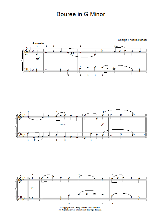 Produktbild zu: Bouree In G Minor