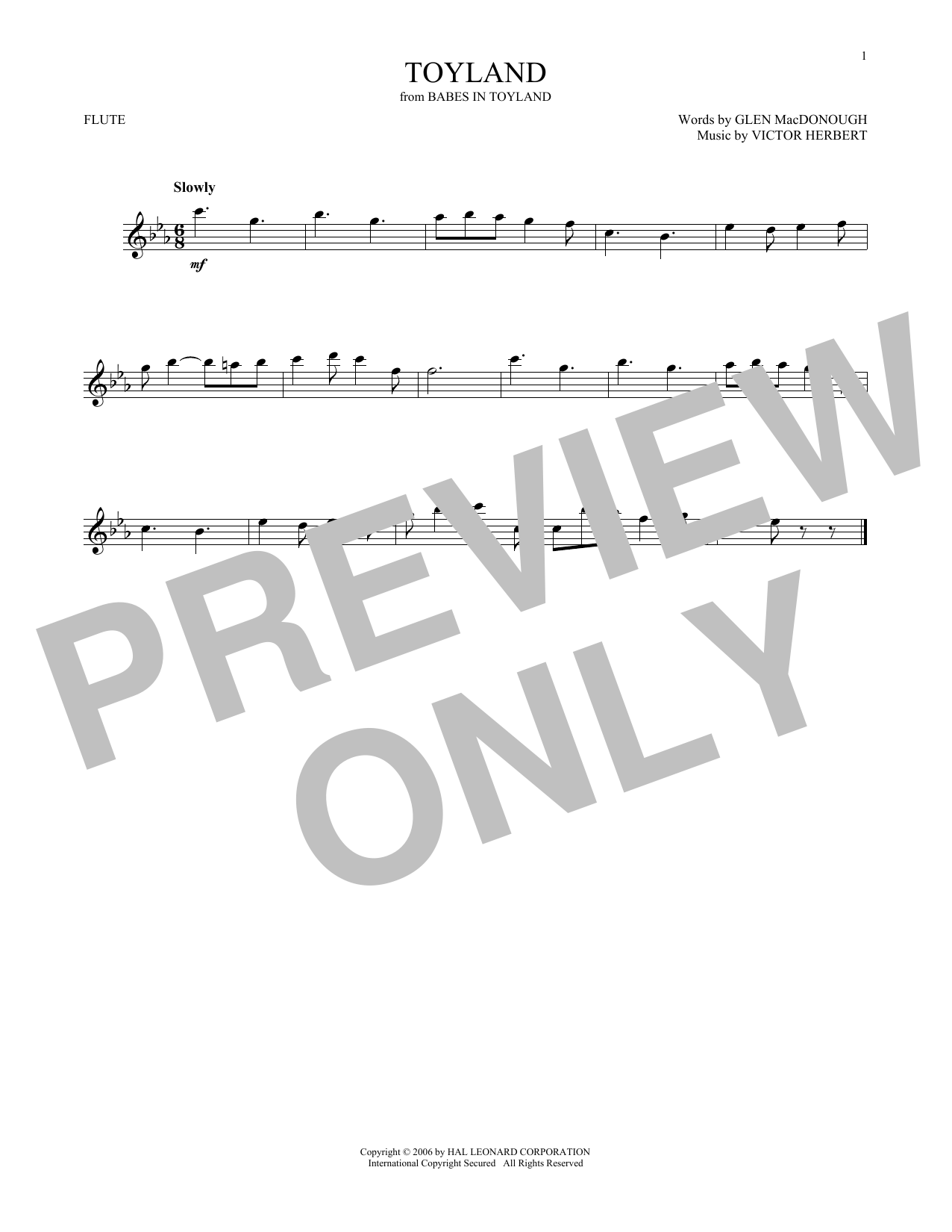 Product gallery: Page 1 of 1 Toyland, Victor Herbert