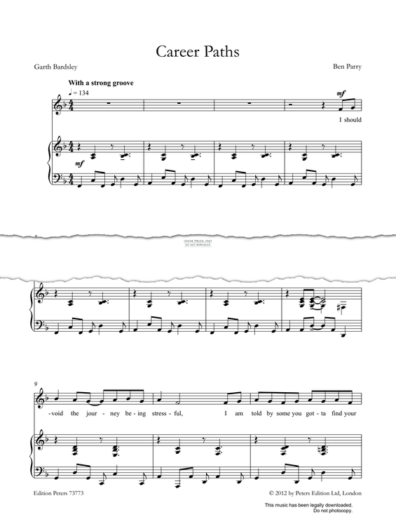 Produktgalerie: Seite 1 von 1 Career Paths, Ben Parry, Gesang, Klavier