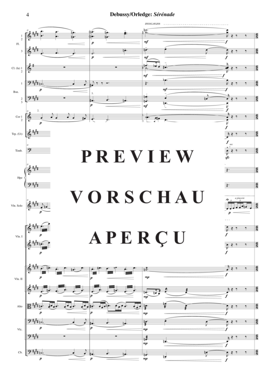 gallery: Sérénade for violin and orchestra , , (Orchester + Violine Solo)
