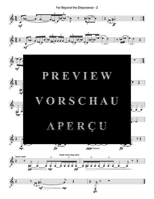 Produktgalerie: Seite 7 von 8 Far Beyond the Dissonance, , (Horn in F Solo)