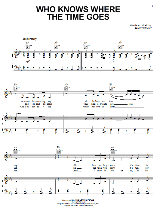 Produktgalerie: Seite 1 von 1 Who Knows Where The Time Goes, Judy Collins, Gesang, Gitarre, Klavier