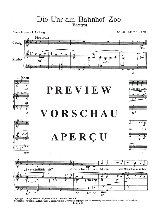 Produktgalerie: Seite 3 von 3 Die Uhr am Bahnhof Zoo, , Klavier und Gesang