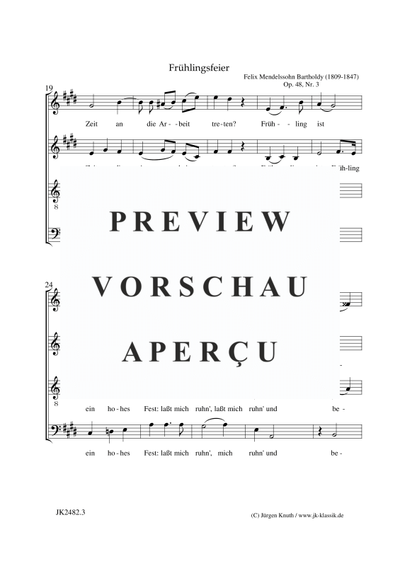 gallery: Frühlingsfeier op.48 Nr.3, , Gemischter Chor