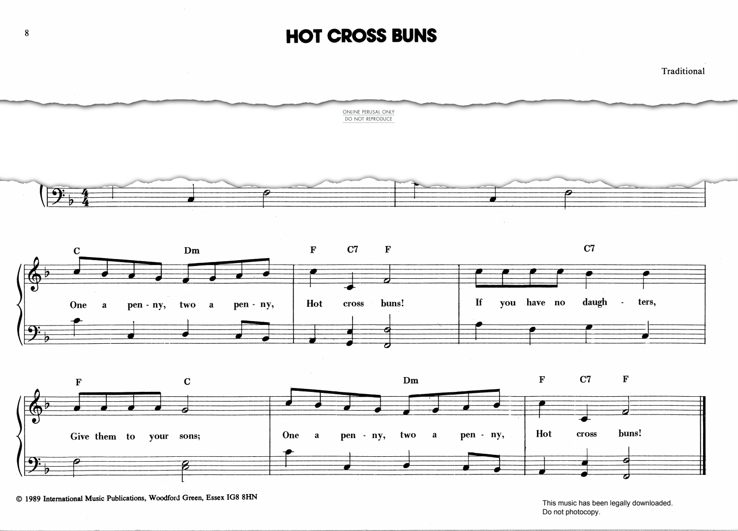 Produktbild zu: Hot Cross Buns